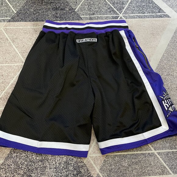 Sacramento Kings Black Basketball Shorts - Picture 2 of 6